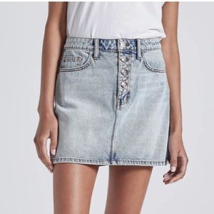 Current/Elliott 
ZigZag 5 Pocket Mini Skirt